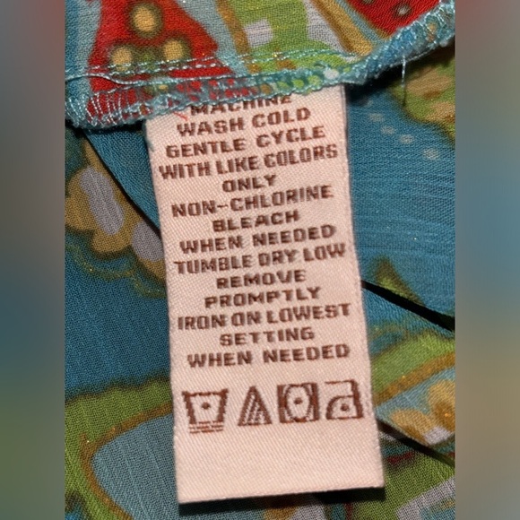 C.l.o.t.h.e.s Chiffon Sheer Paisley Peasant Top Women L‎ Boho Hippie Festive - Picture 6 of 7